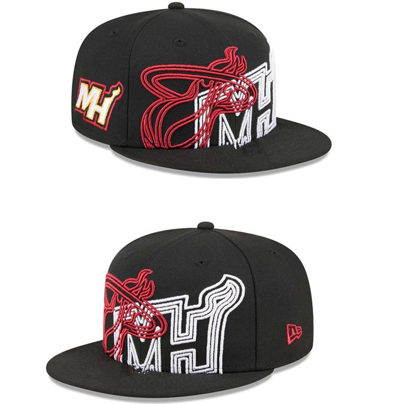 2025 NBA Miami Heat Hat TX202503071->nba hats->Sports Caps